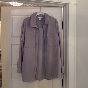 Athleta Lavender Shirt Jacket